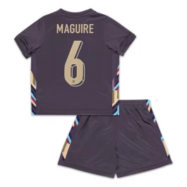EK 2024 Engeland Maguire 6 Uitshirt Kids Voetbaltenue