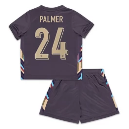 EK 2024 Engeland Palmer 24 Uitshirt Kids Voetbaltenue