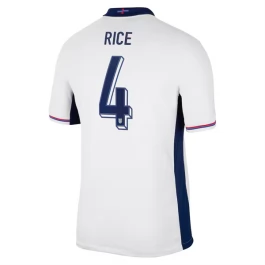EK 2024 Engeland Voetbaltenue Rice 4 Thuisshirt