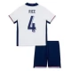 EK 2024 Engeland Voetbaltenue Rice 4 Thuisshirt Kids