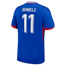 EK 2024 Frankrijk Voetbaltenue Dembele 11 Thuisshirt