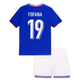 EK 2024 Frankrijk Voetbaltenue Fofana 19 Thuisshirt Kids