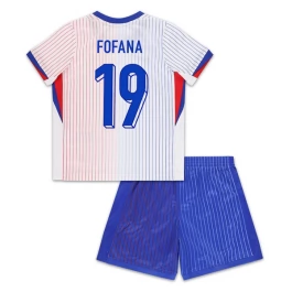 EK 2024 Frankrijk Voetbaltenue Fofana 19 Uitshirt Kids
