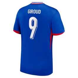 EK 2024 Frankrijk Voetbaltenue Giroud 9 Thuisshirt