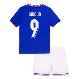EK 2024 Frankrijk Voetbaltenue Giroud 9 Thuisshirt Kids