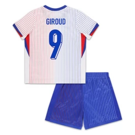 EK 2024 Frankrijk Voetbaltenue Giroud 9 Uitshirt Kids