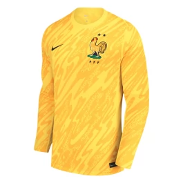 EK 2024 Frankrijk Voetbaltenue Keeper Thuisshirt L/S
