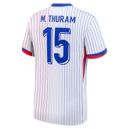 EK 2024 Frankrijk Voetbaltenue M.Thuram 15 Uitshirt