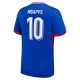 EK 2024 Frankrijk Voetbaltenue Mbappé 10 Thuisshirt