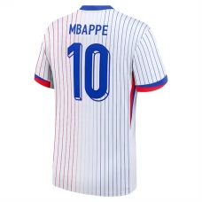 EK 2024 Frankrijk Voetbaltenue Mbappé 10 Uitshirt