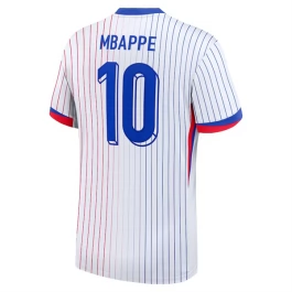 EK 2024 Frankrijk Voetbaltenue Mbappé 10 Uitshirt
