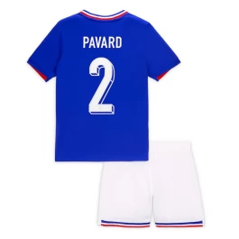 EK 2024 Frankrijk Voetbaltenue Pavard 2 Thuisshirt Kids
