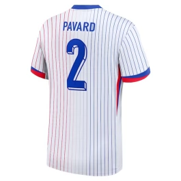 EK 2024 Frankrijk Voetbaltenue Pavard 2 Uitshirt