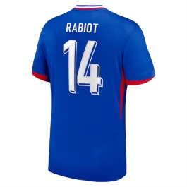 EK 2024 Frankrijk Voetbaltenue Rabiot 14 Thuisshirt