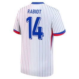 EK 2024 Frankrijk Voetbaltenue Rabiot 14 Uitshirt