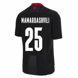 EK 2024 Georgië Mamardashvili 25 Uitshirt Voetbaltenue