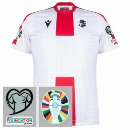 EK 2024 Georgië Thuisshirt Voetbaltenue Patch