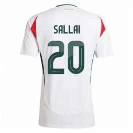 EK 2024 Hongarije Sallai 20 Uitshirt Voetbaltenue