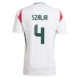EK 2024 Hongarije Szalai 4 Uitshirt Voetbaltenue