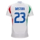 EK 2024 Italië Bastoni 23 Uitshirt Voetbaltenue
