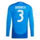 EK 2024 Italië Dimarco 3 Thuisshirt L/S Voetbaltenue