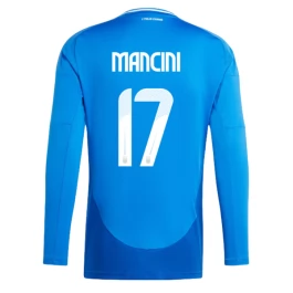 EK 2024 Italië Mancini 17 Thuisshirt L/S Voetbaltenue