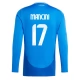 EK 2024 Italië Mancini 17 Thuisshirt L/S Voetbaltenue