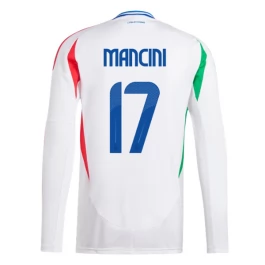 EK 2024 Italië Mancini 17 Uitshirt L/S Voetbaltenue