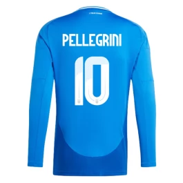 EK 2024 Italië Pellegrini 10 Thuisshirt L/S Voetbaltenue