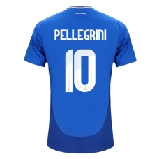 EK 2024 Italië Pellegrini 10 Thuisshirt Voetbaltenue EK 2024 Italië Pellegrini 10 Thuisshirt Voetbaltenue