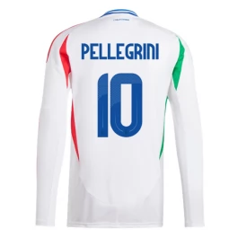EK 2024 Italië Pellegrini 10 Uitshirt L/S Voetbaltenue