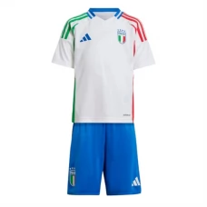 EK 2024 Italië Uitshirt Kids Voetbaltenue EK 2024 Italië Uitshirt Kids Voetbaltenue