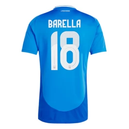 EK 2024 Italië Voetbaltenue Barella 18 Thuisshirt