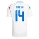 EK 2024 Italië Voetbaltenue Chiesa 14 Uitshirt