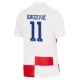 EK 2024 Kroatië Brozović 11 Thuisshirt Voetbaltenue