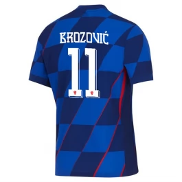 EK 2024 Kroatië Brozović 11 Uitshirt Voetbaltenue