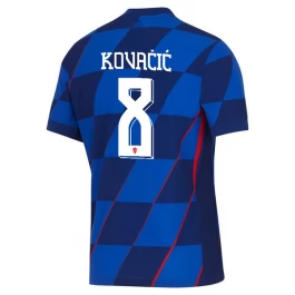 EK 2024 Kroatië Kovačić 8 Uitshirt Voetbaltenue
