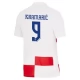EK 2024 Kroatië Kramarić 9 Thuisshirt Voetbaltenue