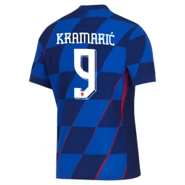 EK 2024 Kroatië Kramarić 9 Uitshirt Voetbaltenue