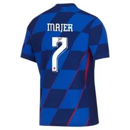 EK 2024 Kroatië Majer 7 Uitshirt Voetbaltenue