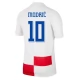EK 2024 Kroatië Modrić 10 Thuisshirt Voetbaltenue