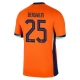 EK 2024 Nederland Bergwijn 25 Thuisshirt Voetbaltenue