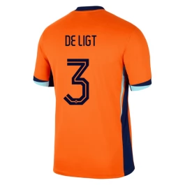 EK 2024 Nederland De Ligt 3 Thuisshirt Voetbaltenue