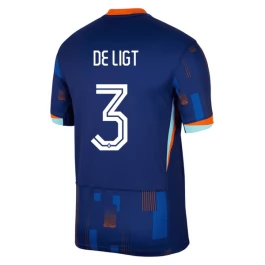 EK 2024 Nederland De Ligt 3 Uitshirt Voetbaltenue