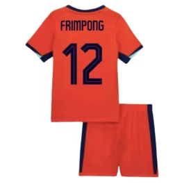 EK 2024 Nederland Frimpong 12 Thuisshirt Kids Voetbaltenue