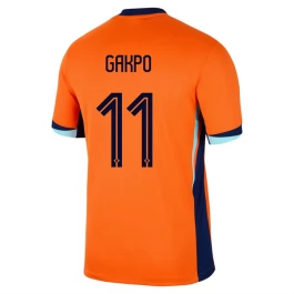EK 2024 Nederland Gakpo 11 Thuisshirt Voetbaltenue