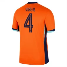EK 2024 Nederland Virgil 4 Thuisshirt Voetbaltenue