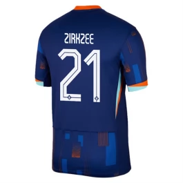 EK 2024 Nederland Zirkzee 21 Uitshirt Voetbaltenue