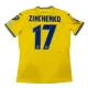 EK 2024 Oekraïne Zinchenko 17 Thuisshirt Voetbaltenue