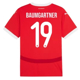 EK 2024 Oostenrijk Baumgartner 19 Thuisshirt Voetbaltenue